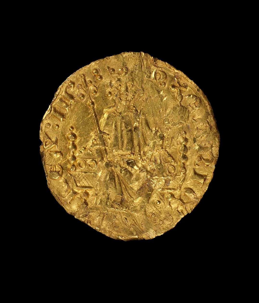 Kuningas Henrik III:n penni, 1257-58 (kulta) (katso myös 429894) tekijältä English School