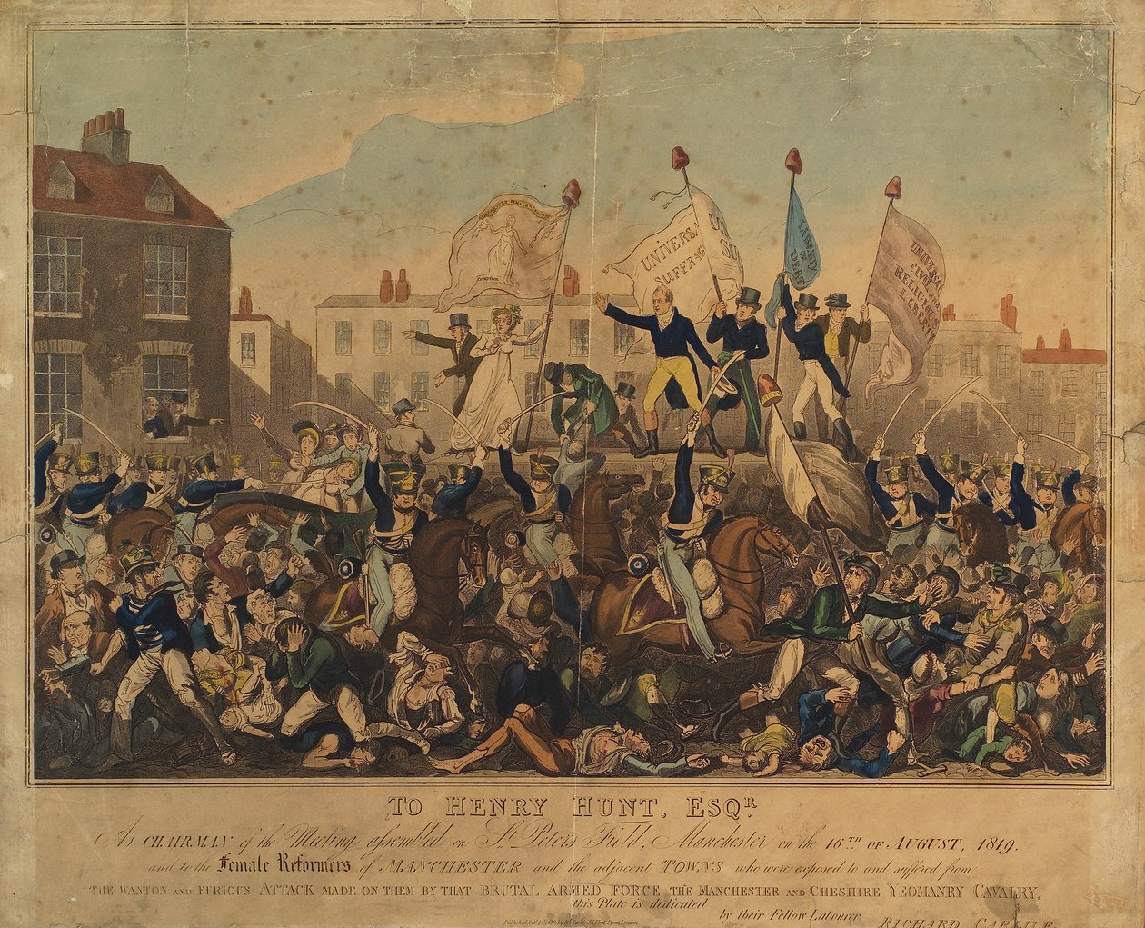 Peterloon verilöyly, 1819 tekijältä English School