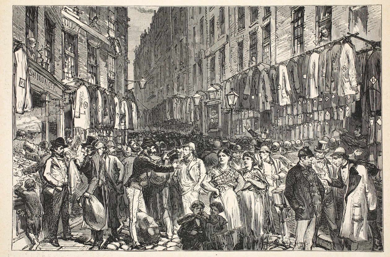 Petticoat Lane (Middlesex Street), 1870 tekijältä English School