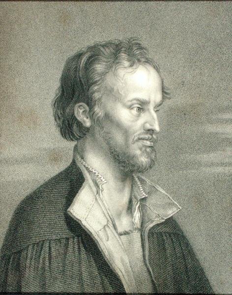 Philipp Melanchthon tai Philipp Schwartzerd (1497-1560) vuonna 1833 julkaistusta "Gallery of Painters" -teoksesta (kaiverrus). tekijältä English School