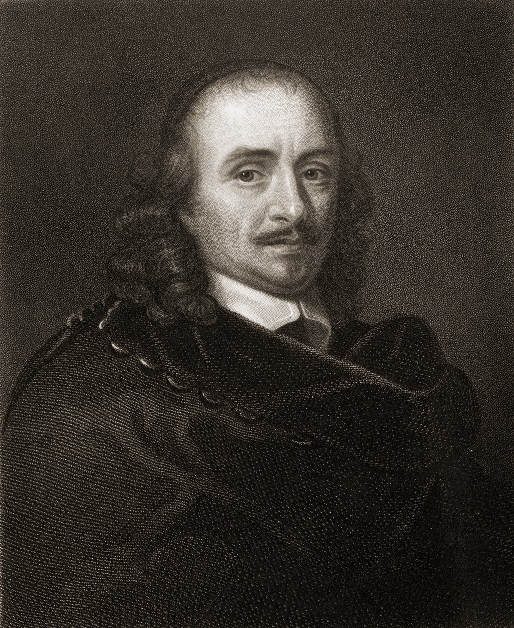 Pierre Corneille (1606-84) Galleria of Portraitsista, julkaistu vuonna 1833 tekijältä English School