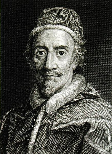 Paavi Klemens IX (1600-69) (kaiverrus) tekijältä English School