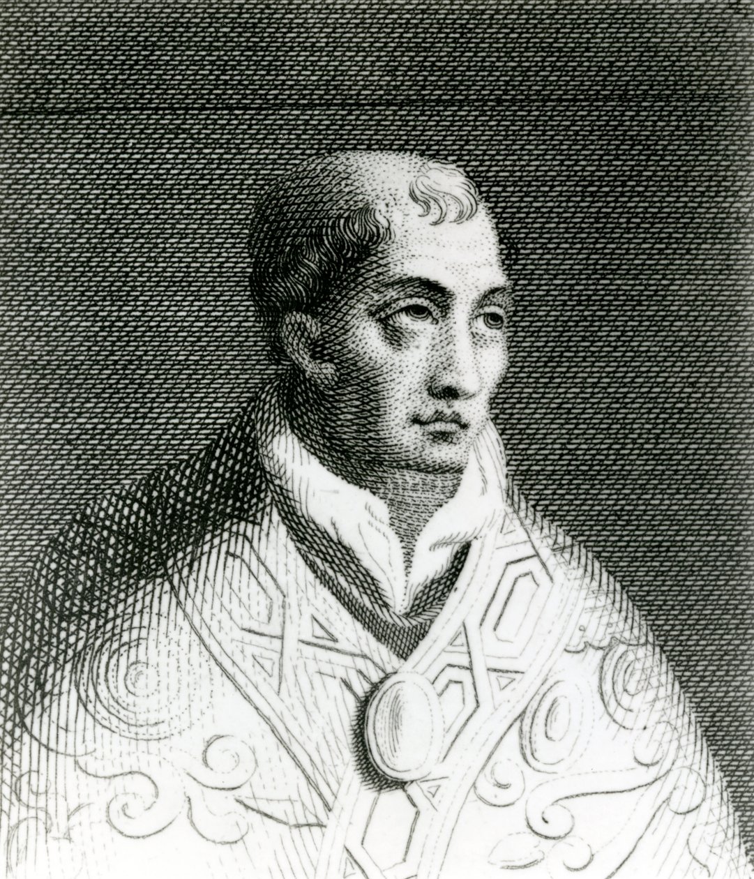 Paavi Johannes VIII (820-82) (kaiverrus) tekijältä English School