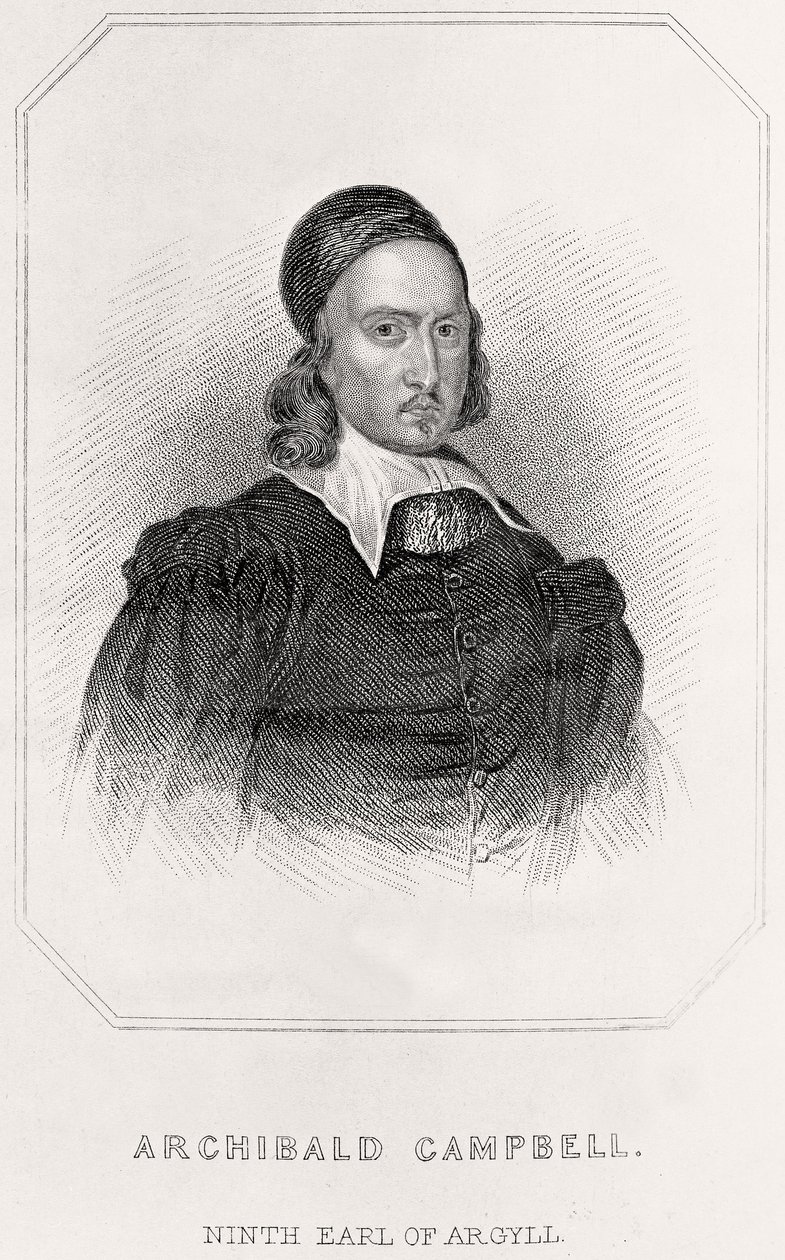 Archibald Campbellin, Argyllin 9. jaarlin, muotokuva, 1835 tekijältä English School