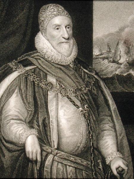 Charles Howardin (1536-1624) muotokuva, lähteestä 