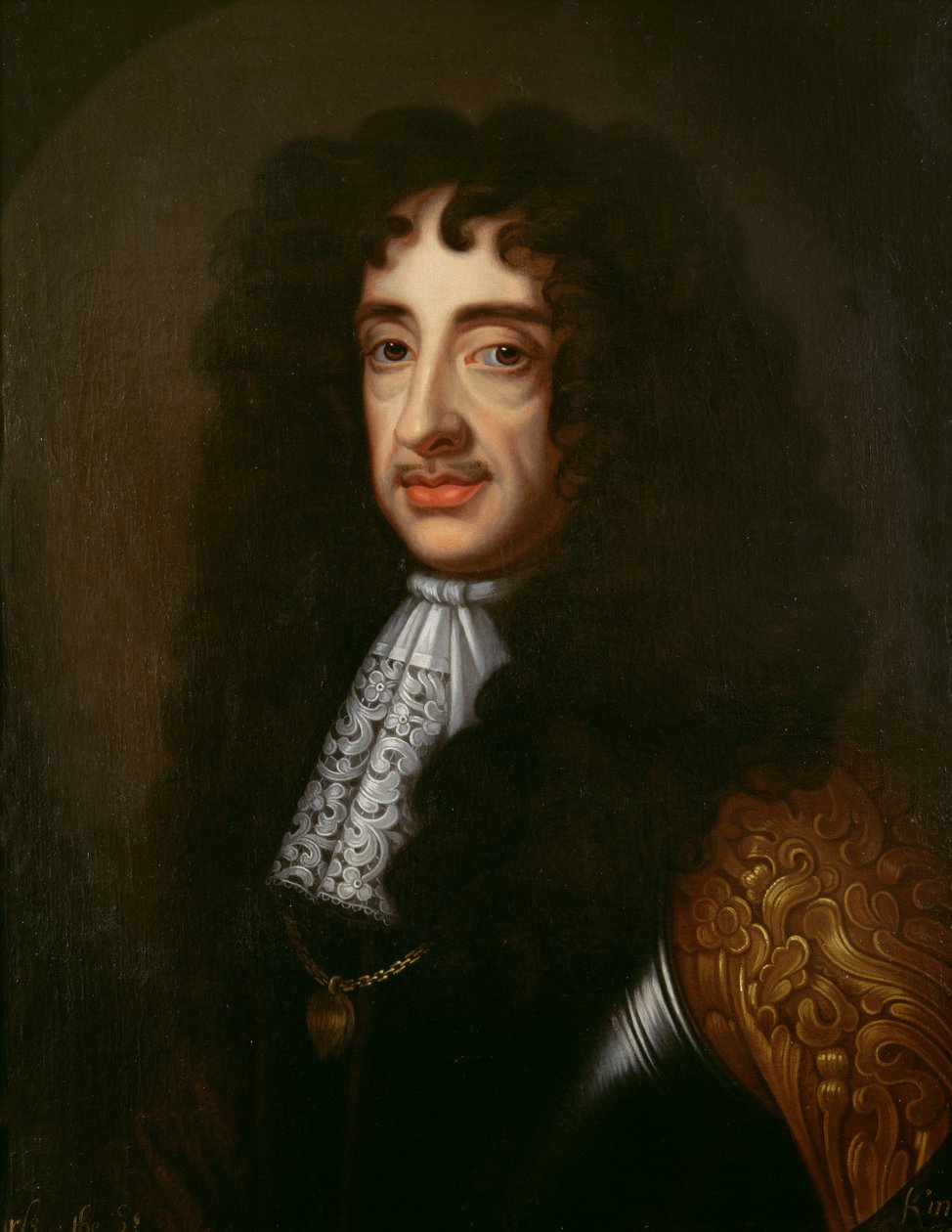 Kaarle II:n muotokuva (1630-85) tekijältä English School