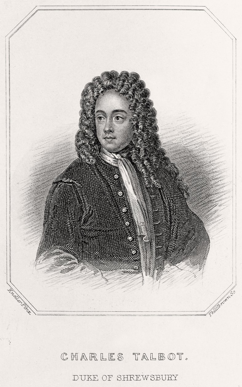 Muotokuva Charles Talbotista, Shrewsburyn herttuasta, 1835 tekijältä English School