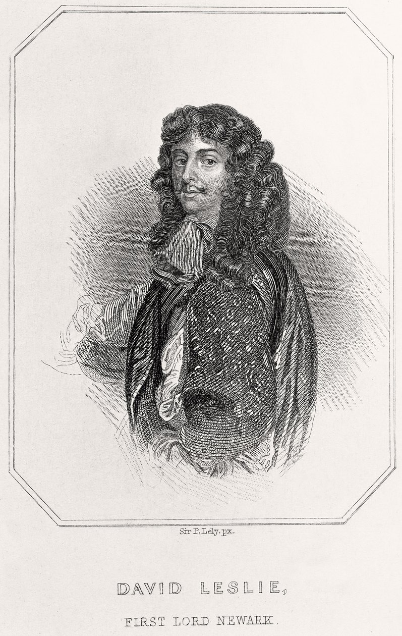 Muotokuva David Lesliestä, Newarkin ensimmäisestä herrasta, 1835 tekijältä English School