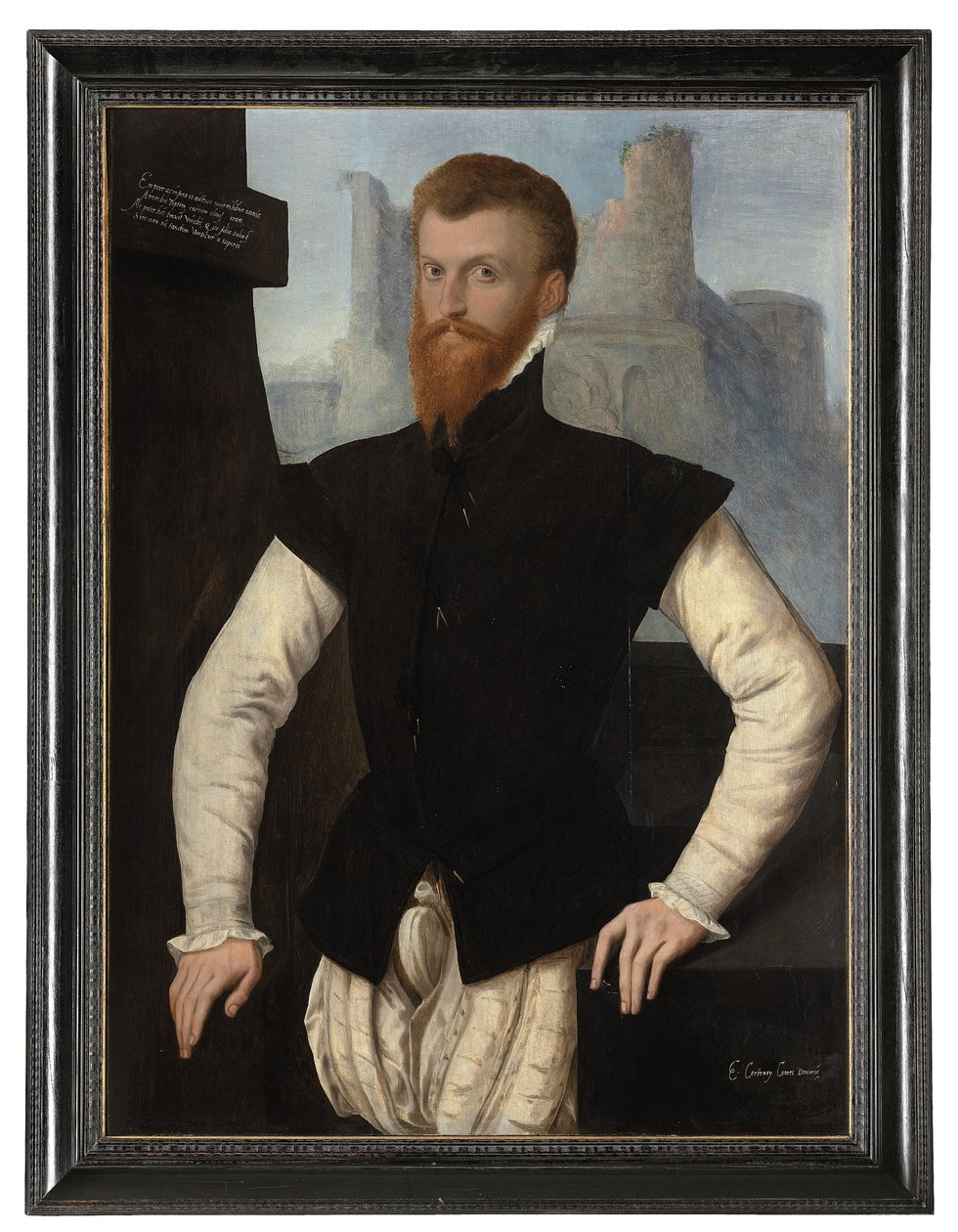 Edward Courtenayn, Devonin 1. jaarlin, muotokuva, n. 1555 tekijältä English School