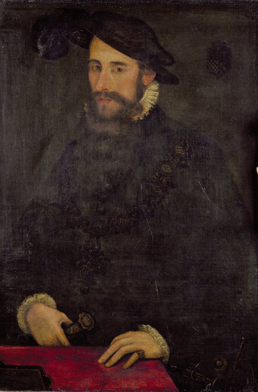 Muotokuva Edward Seymourista, Somersetin herttuasta ja Lord Protectorista (n. 1500-52) tekijältä English School
