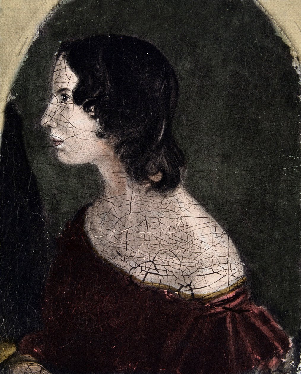 Muotokuva Emily Jane Brontesta Brittiläinen runoilija ja kirjailija (1818-1848) National Portrait Gallery tekijältä English School