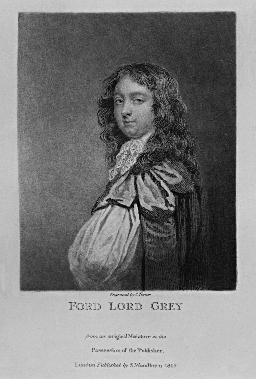 Muotokuva Fordista, Warken Lord Graysta, Richard Earlomin ja Charles Turnerin "Characters Illustrious in British History" -sarjasta, 1815 tekijältä English School