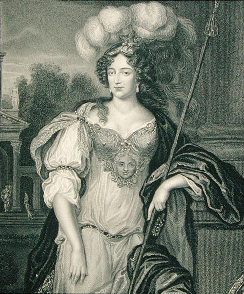 Richmondin ja Lennoxin herttuattaren Frances Teresa Stuartin (1647-1702) muotokuva "Lodge