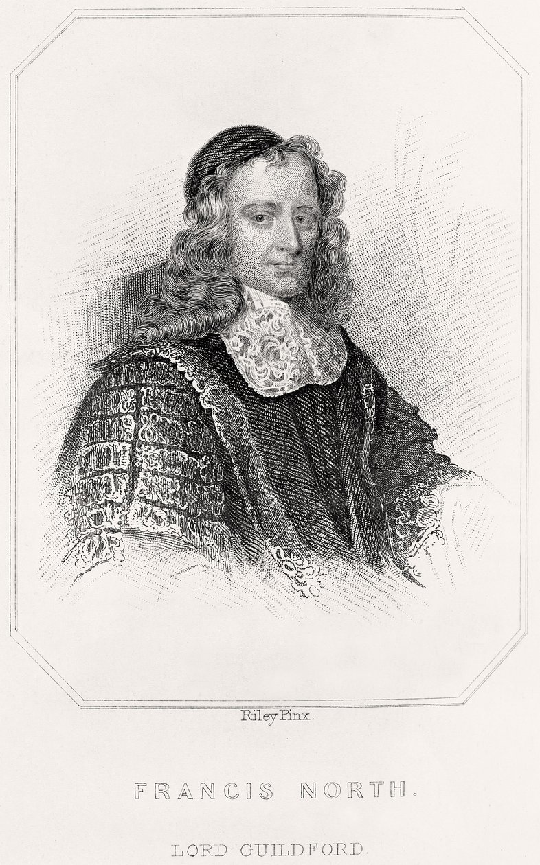 Francis Northin muotokuva, Lord Guildford, 1835 tekijältä English School