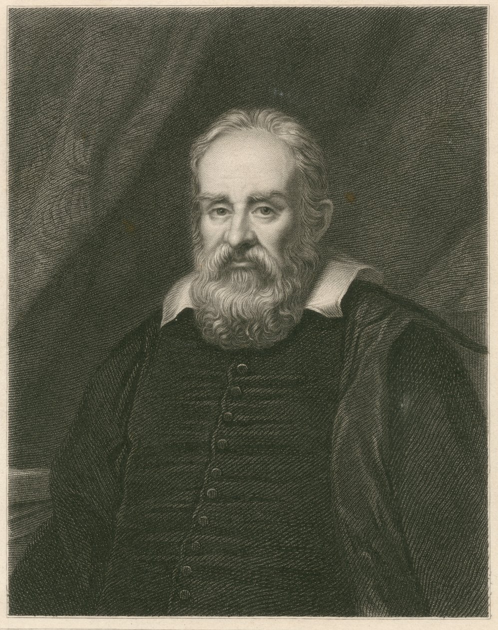 Galileo Galilein muotokuva tekijältä English School