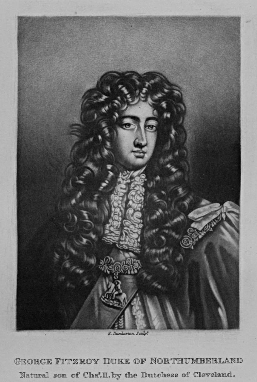 Muotokuva George Duke of Northumberlandista, Richard Earlomin ja Charles Turnerin "Characters Illustrious in British History" -sarjasta, 1815 tekijältä English School