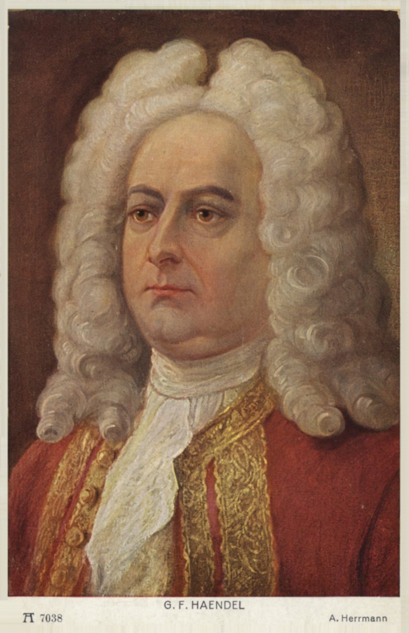 Yrjö Friedrich Händelin muotokuva (värilitra) tekijältä English School