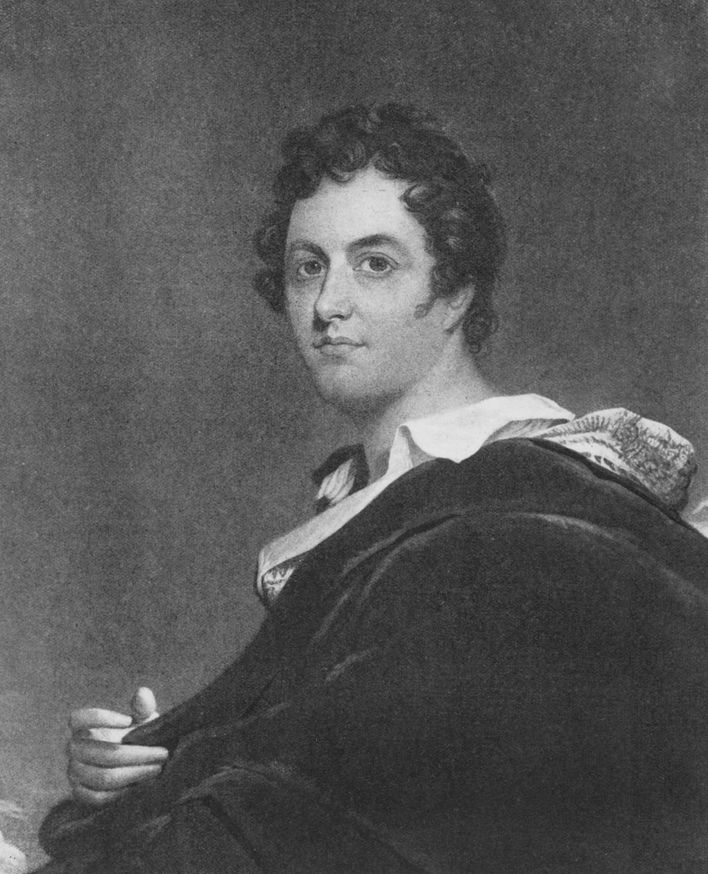 George Gordonin, Rochdalen kuudennen lordi Byronin (1788-1824) muotokuva tekijältä English School