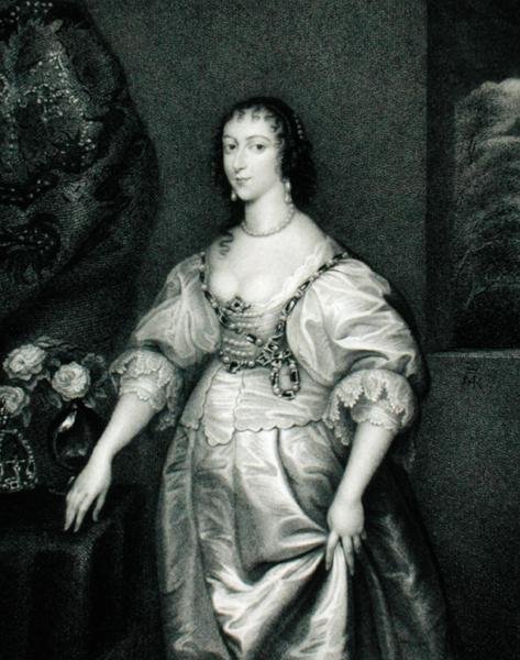 Henrietta Marian (1609-69) muotokuva "Lodge