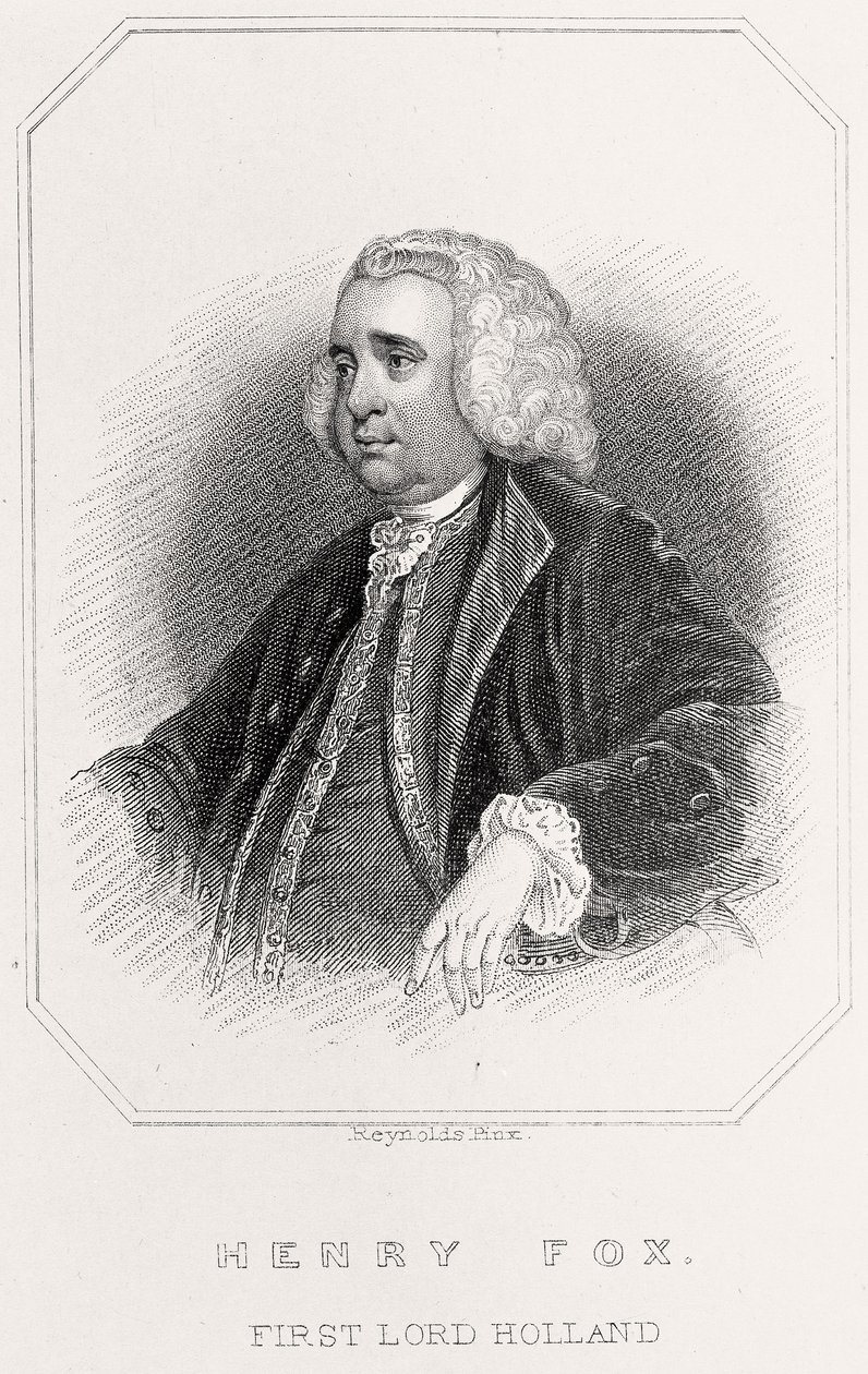 Henry Foxin muotokuva, 1. Lord Holland, 1835 tekijältä English School