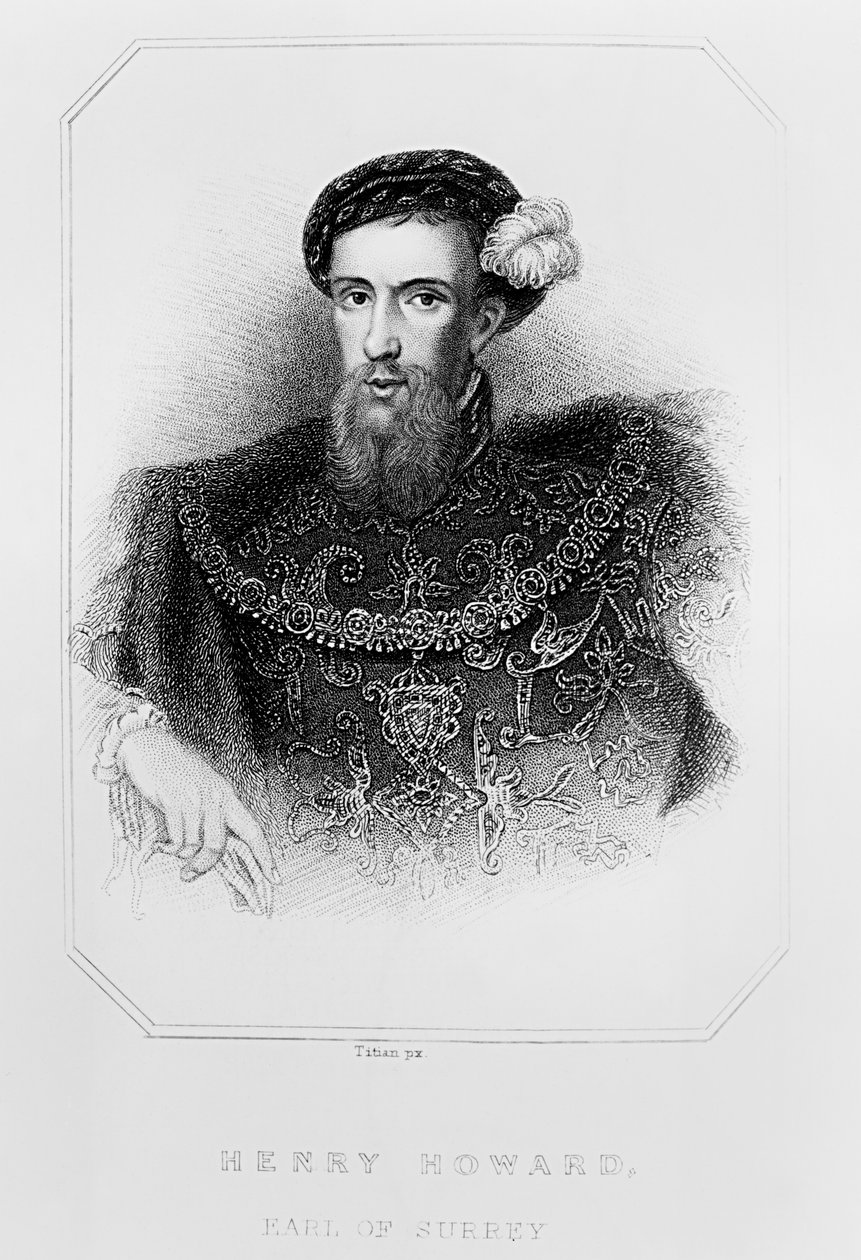 Henry Howardin (1517-47) Surreyn jaarlin muotokuva "Lodge