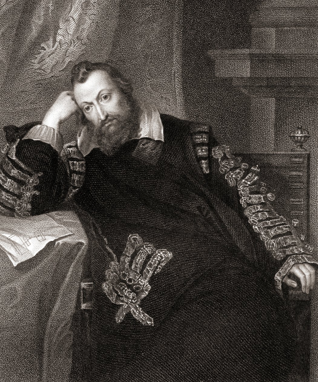 Henry Percyn muotokuva Lodges British Portraitsista, 1823 tekijältä English School