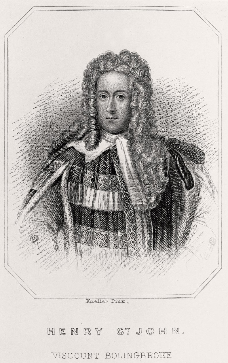 Henry St. Johnin, varakreivi Bolingbroken muotokuva, 1835 tekijältä English School
