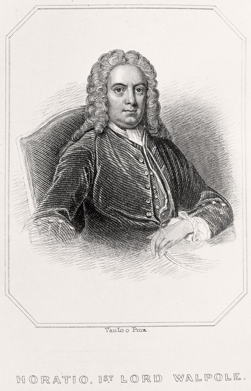 Horation muotokuva, 1. Lord Walpole, 1835 tekijältä English School