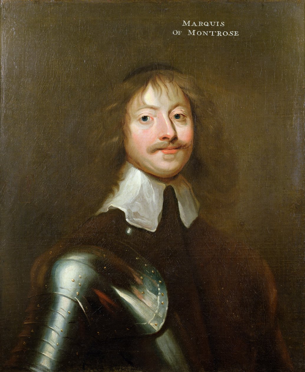 James Grahamin (1612-50) muotokuva Montrosen 1. markiisista, n. 1640 tekijältä English School