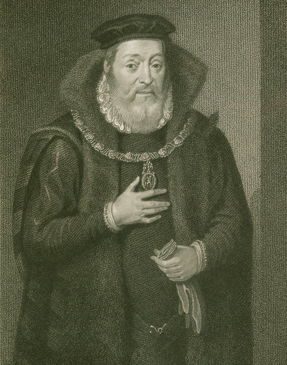 Muotokuva James Hamiltonista (1517-1575) Arranin toisesta jaarlista, "Lodge