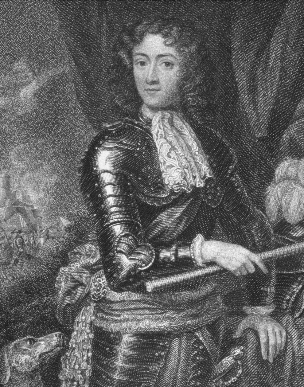 Muotokuva James Scottista (1649-85) Monmouthin herttuasta, "Lodge