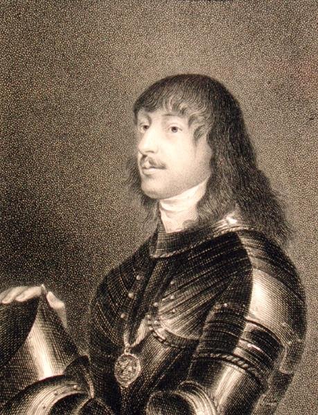 James Stanleyn (1607-51) muotokuva "Lodge
