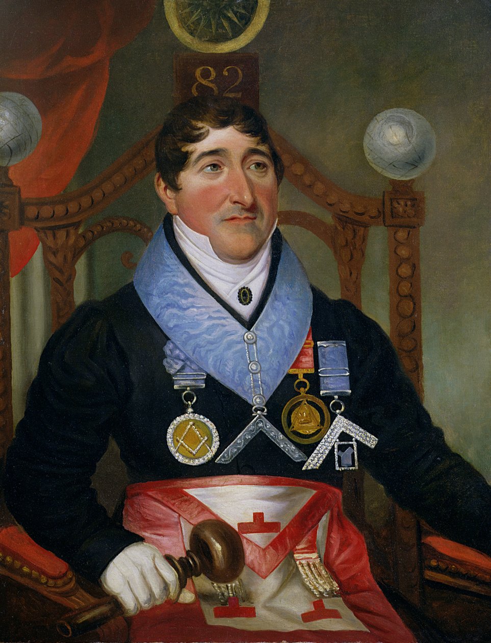 John James Howell Coen muotokuva, 1820-luku tekijältä English School