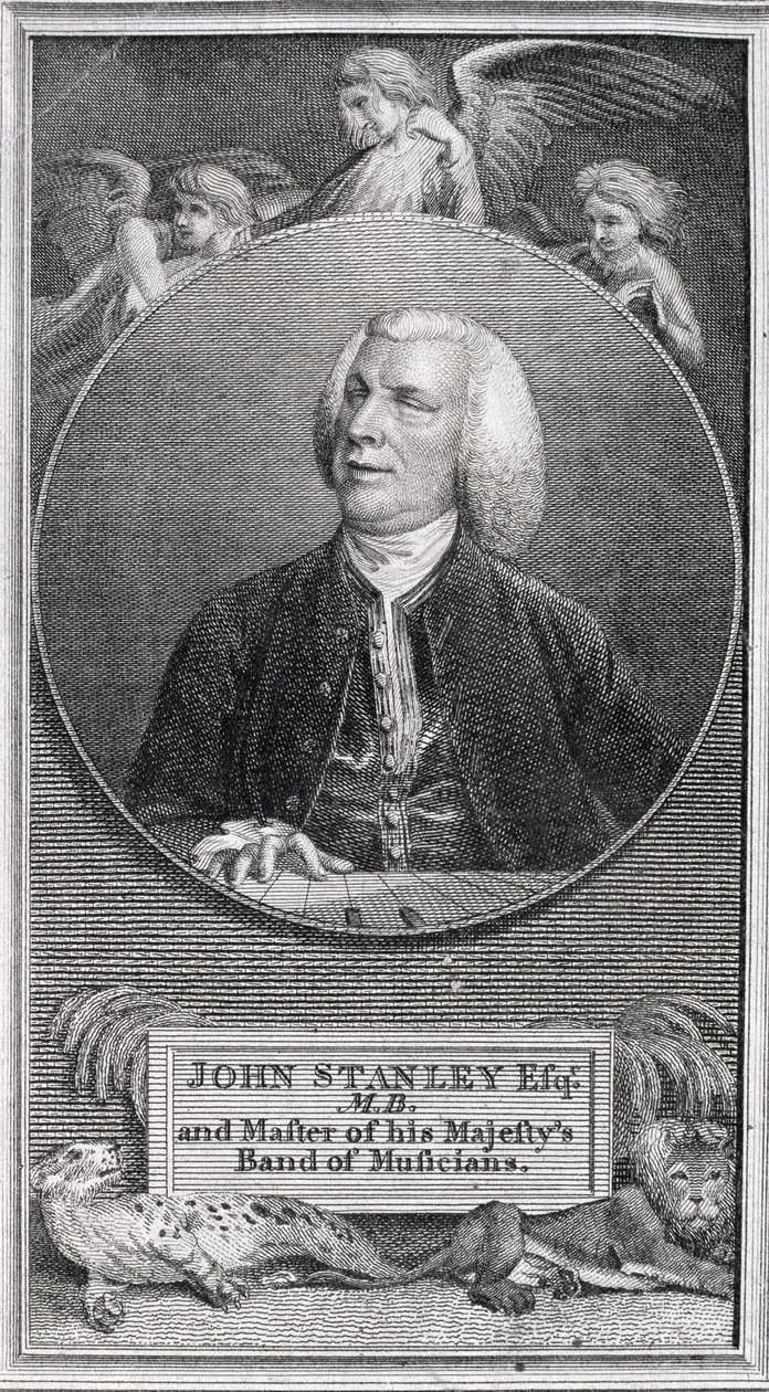 John Stanleyn (1712-86) muotokuva tekijältä English School