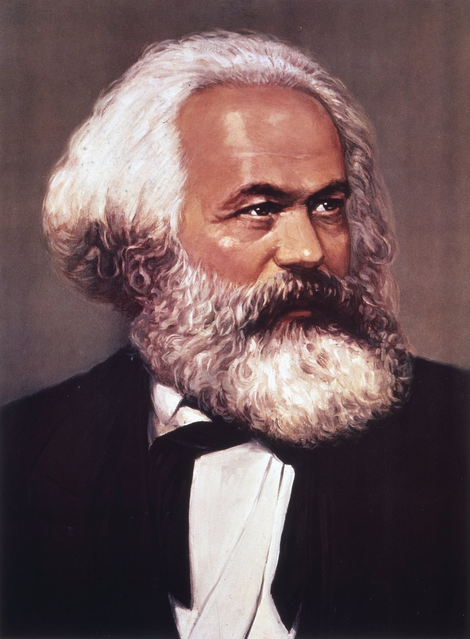 Karl Marxin muotokuva tekijältä English School