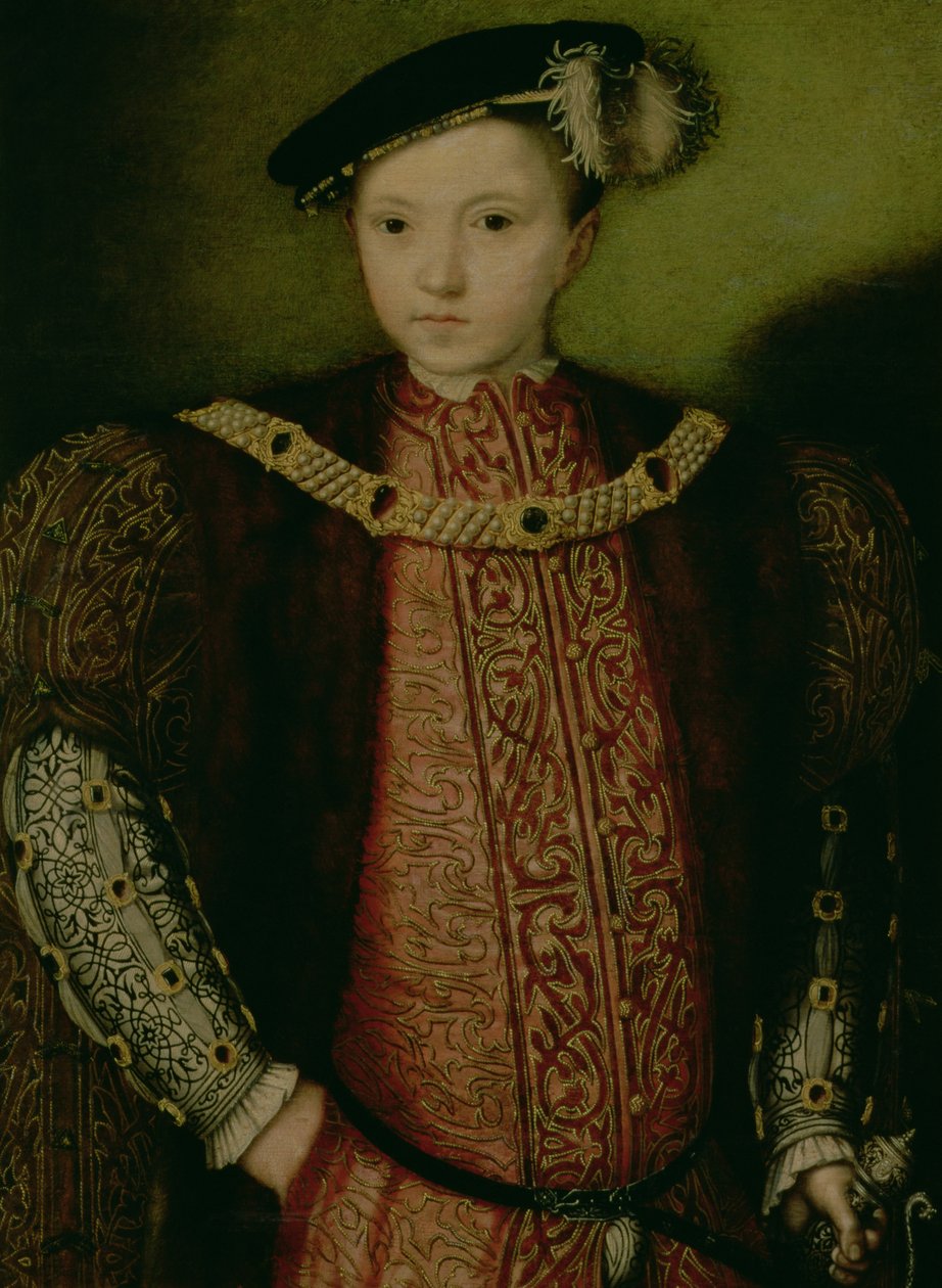 Kuningas Edward VI:n (1537-53) muotokuva 1500-luvulla tekijältä English School