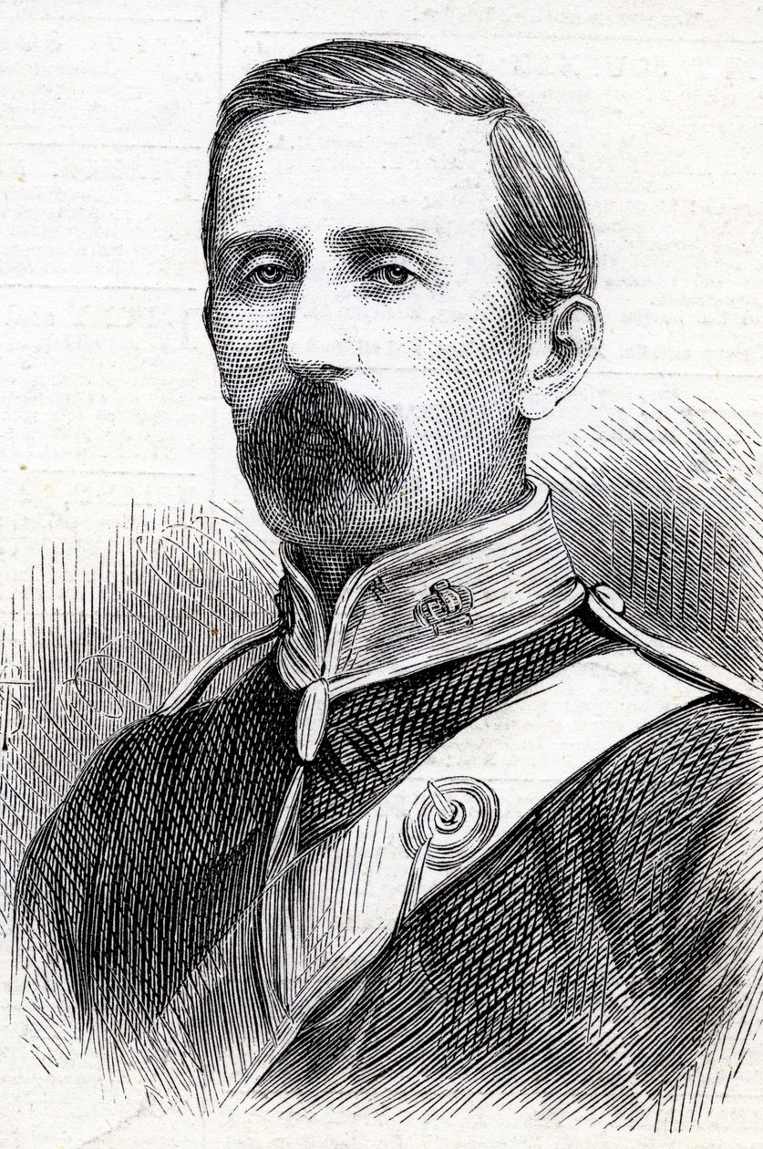 Everstiluutnantti George Taylor Denisonin muotokuva, 1877 tekijältä English School