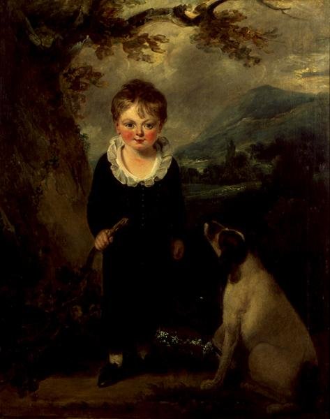 Lord Godolphinin muotokuva lapsena, n. 1810 (öljy kankaalle) tekijältä English School