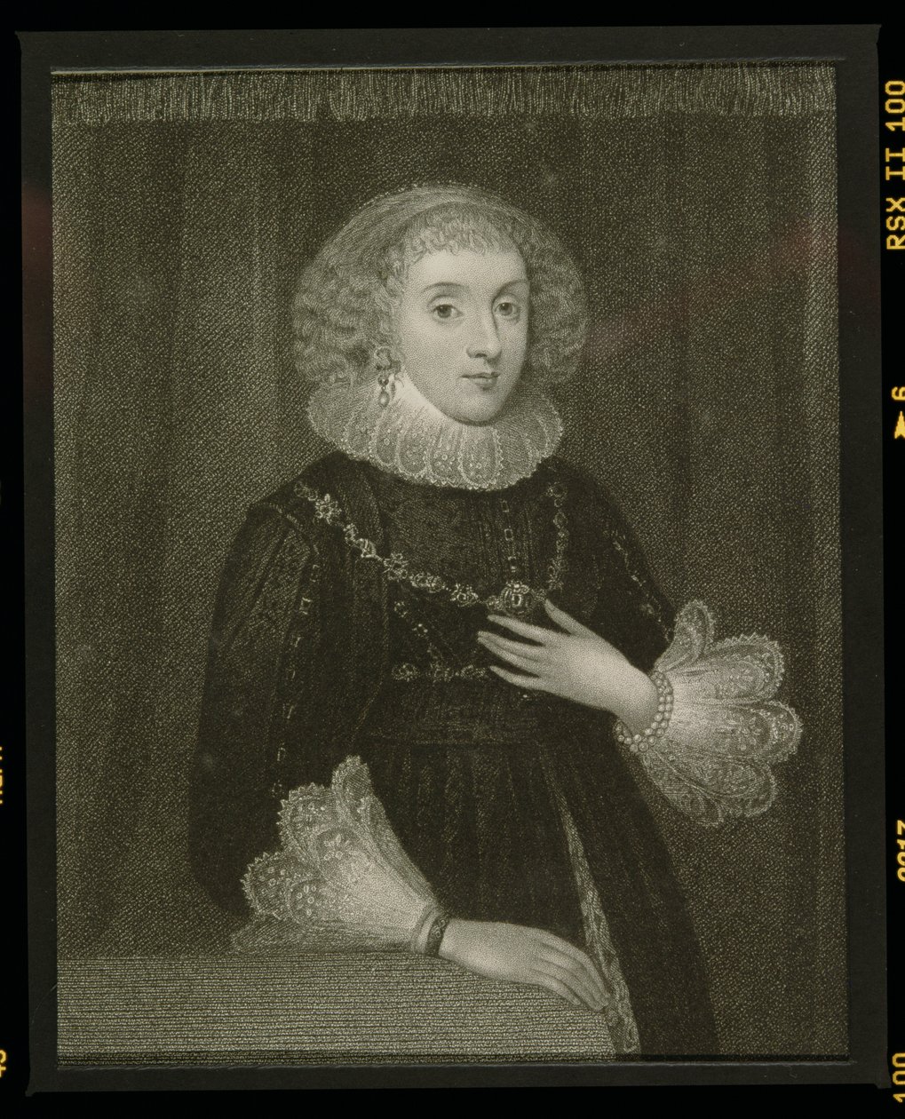 Pembroken kreivitär Mary Herbertin (1561-1621) muotokuva teoksesta "Lodge