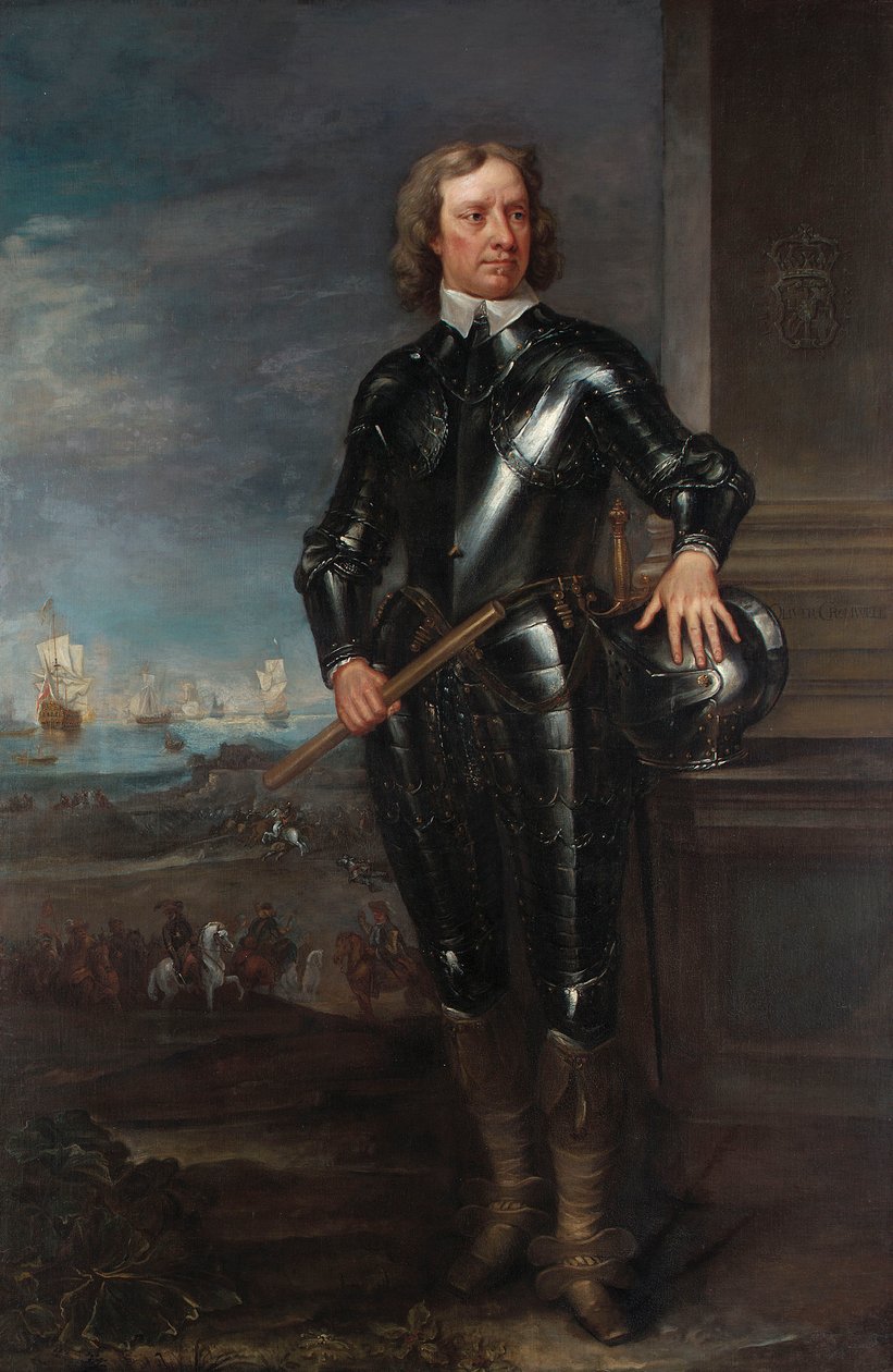 Oliver Cromwellin muotokuva tekijältä English School