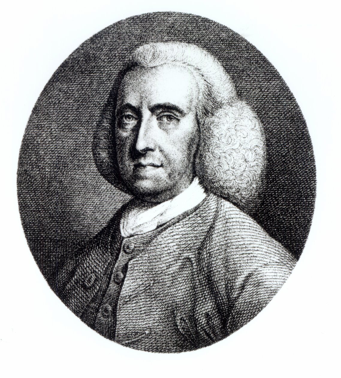 Peter Collinsonin (1694-1768) muotokuva tekijältä English School