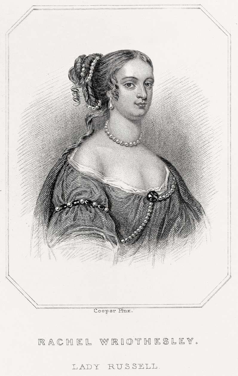 Muotokuva Rachel Wriothesleystä, Lady Russell, 1835 tekijältä English School