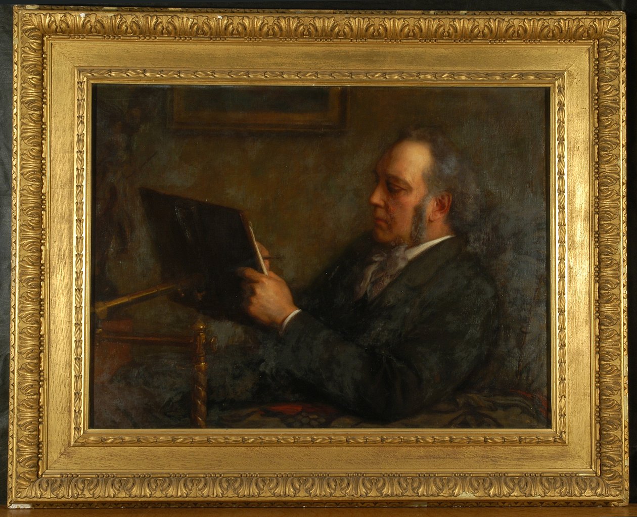 Pastori Stopford Brooken muotokuva, noin 1890-luku tekijältä English School