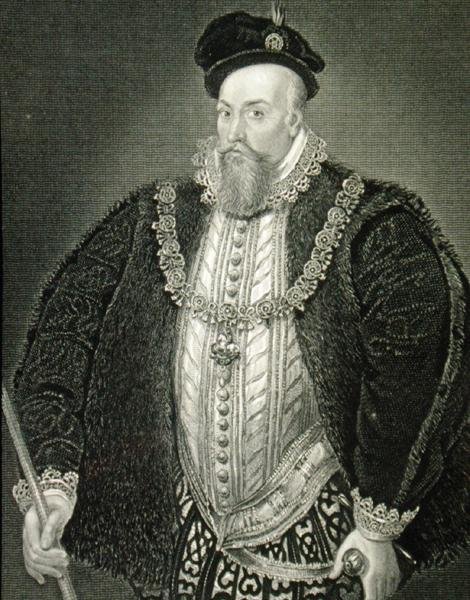 Robert Dudleyn (1532-88) 1. Leicesterin jaarlin muotokuva, lähteestä 
