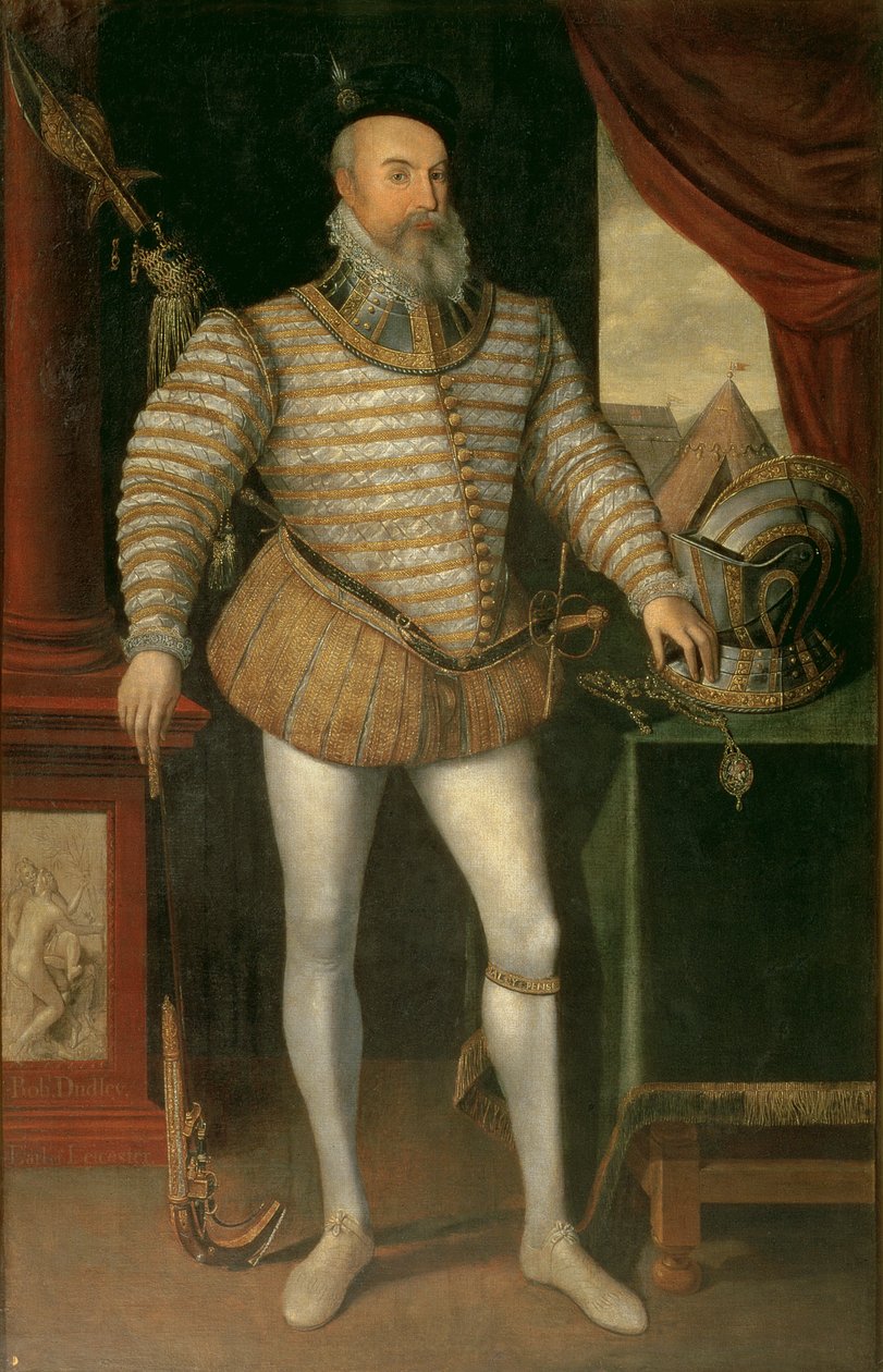 Robert Dudleyn, Leicesterin jaarlin (n. 1532-1588), 1585 muotokuva tekijältä English School