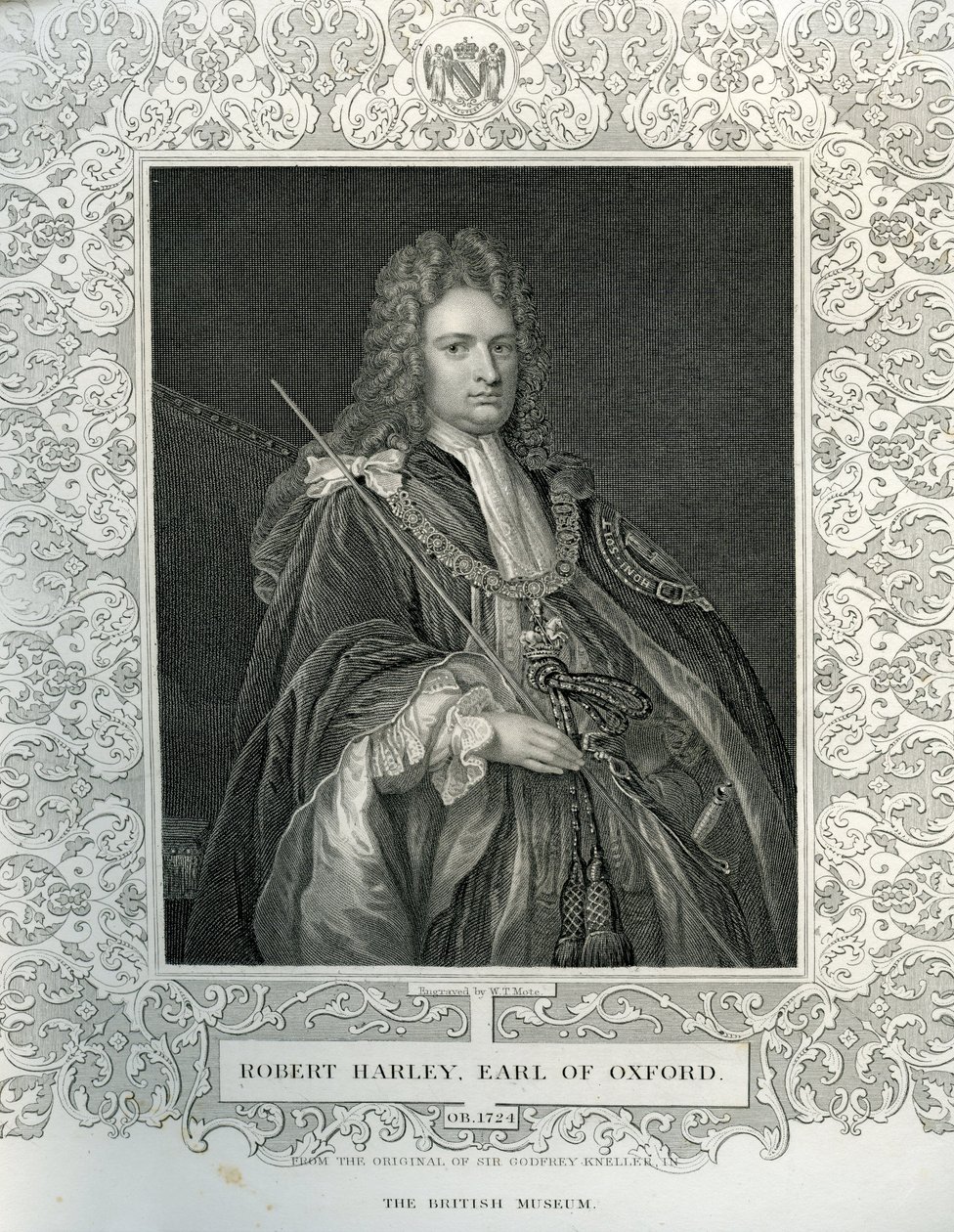 Robert Harleyn, Oxfordin ensimmäisen jaarlin (1671-1724) muotokuva tekijältä English School