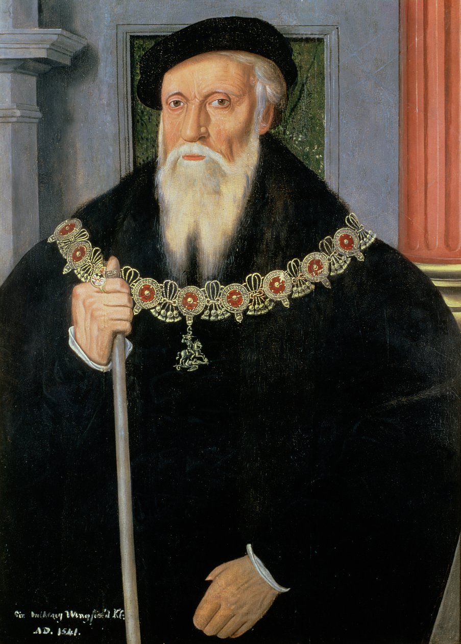 Sir Anthony Wingfieldin muotokuva tekijältä English School