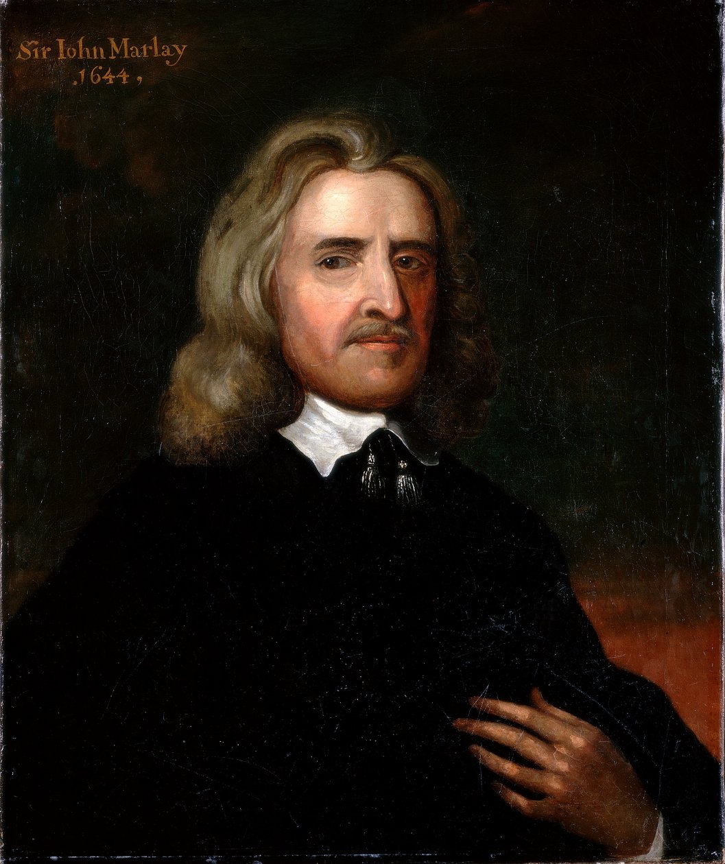 Sir John Marlayn muotokuva, 1644 tekijältä English School