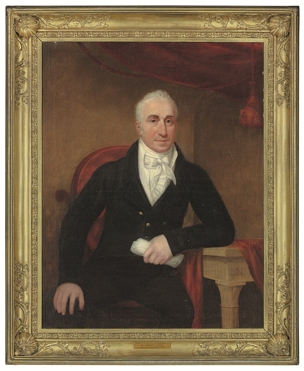 Sir Manasseh Lopesin muotokuva tekijältä English School