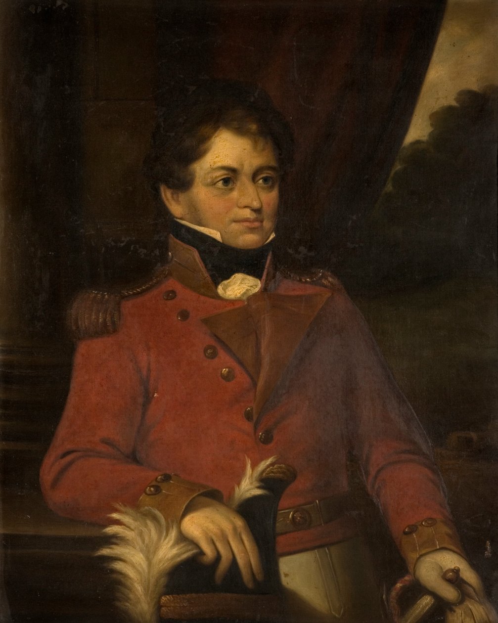 Sir Robert Shafto Hawksin muotokuva tekijältä English School